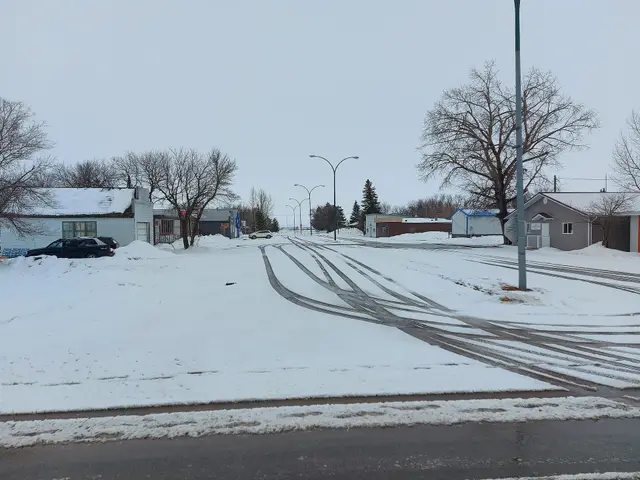 Main Street in winter